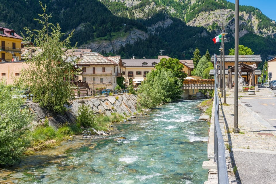 The Ripa Creek in Cesana Torinese
