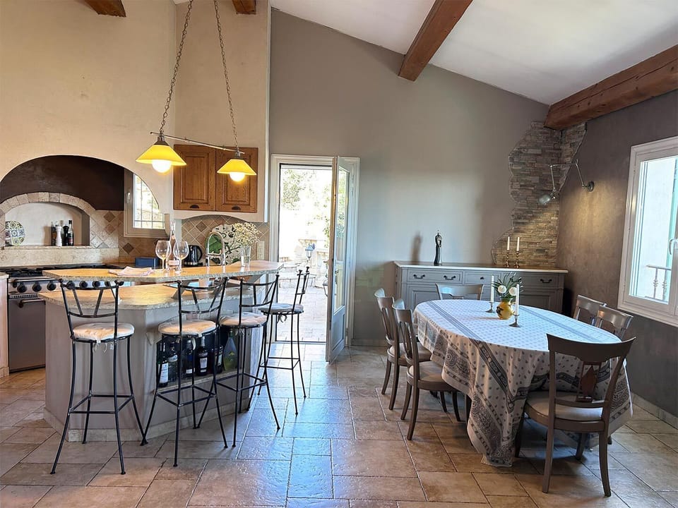 Open plan kitchen