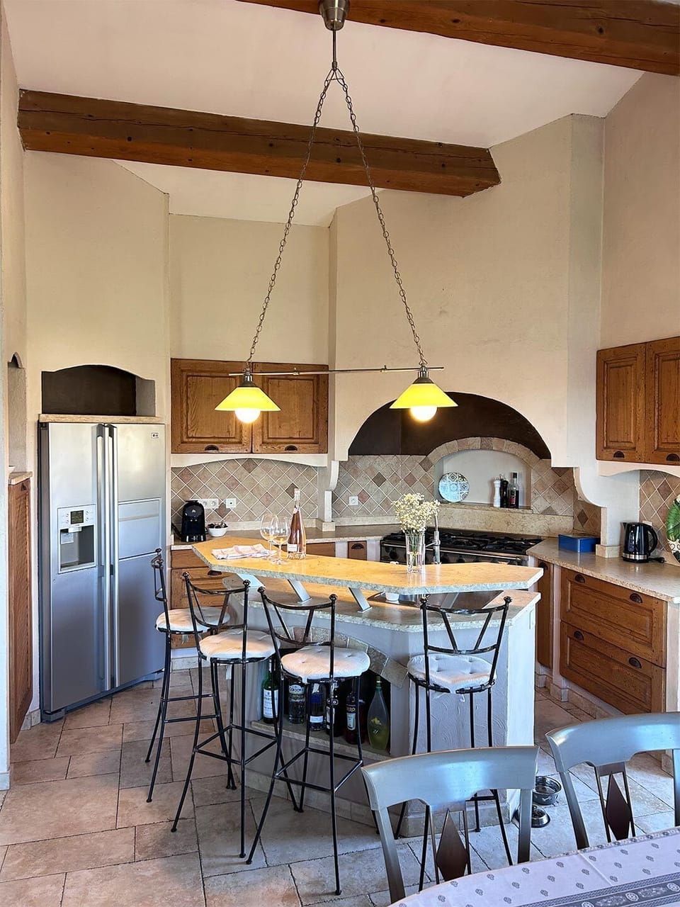Open plan kitchen