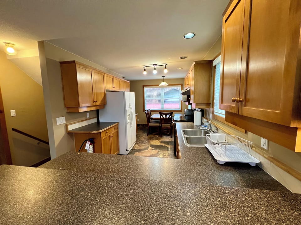 The main level kitchen.