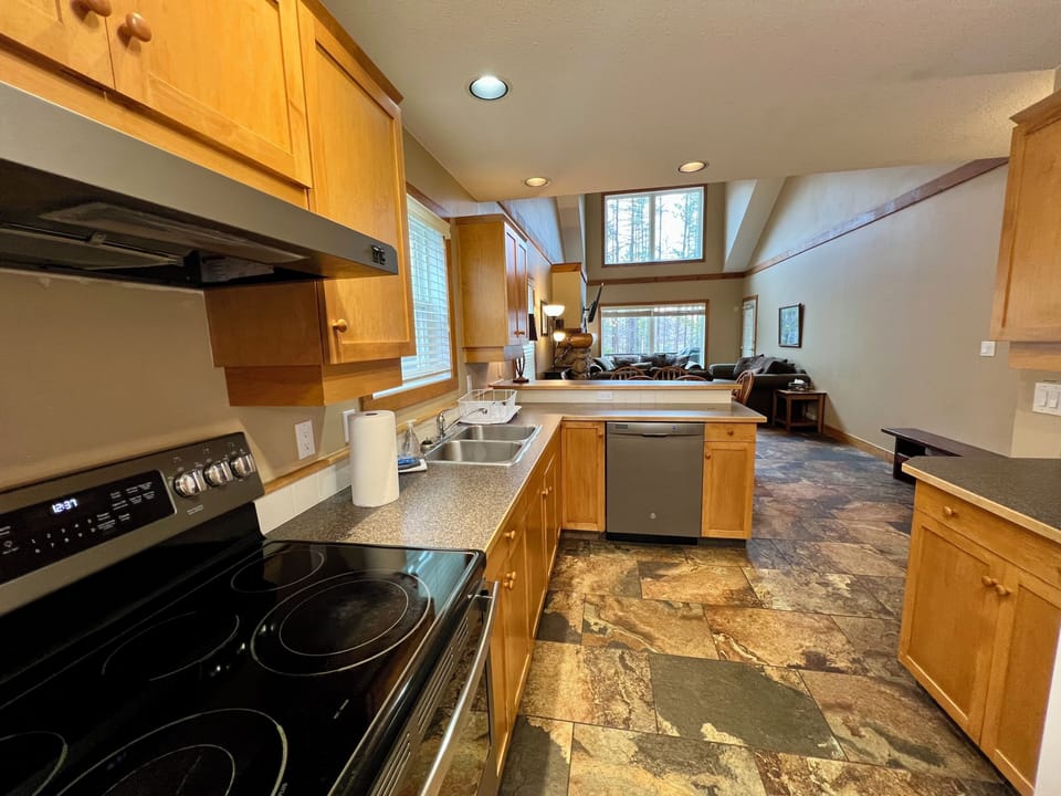 The main level kitchen.