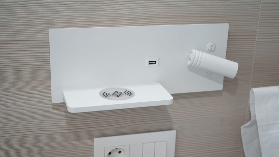 Individually decorated, individually furnished, desk, laptop workspace