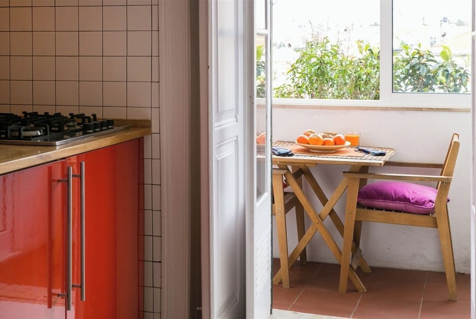 Breakfast corner.