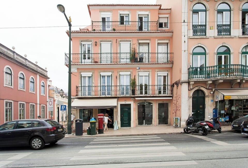 Building façade!