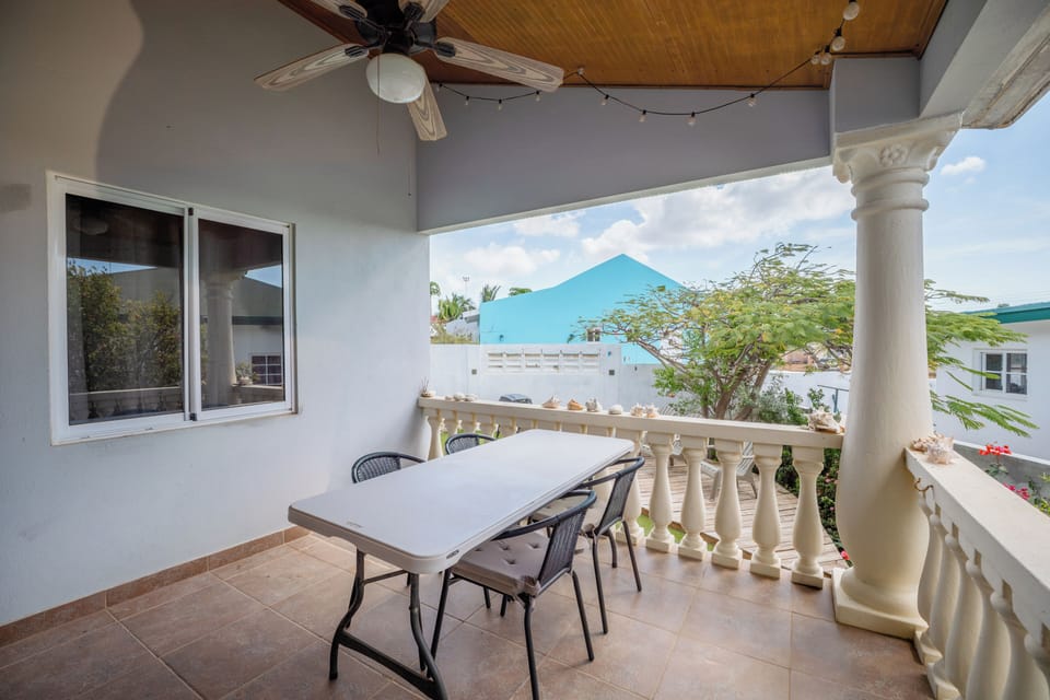 Outdoor covered patio for creating memories at breakfast, lunch or dinner.