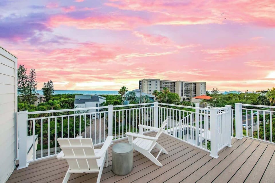 House A - Twilight - Roof Top - Gulf Views