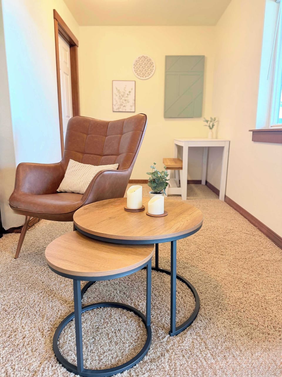 Enjoy a little privacy a floor down from the main living.