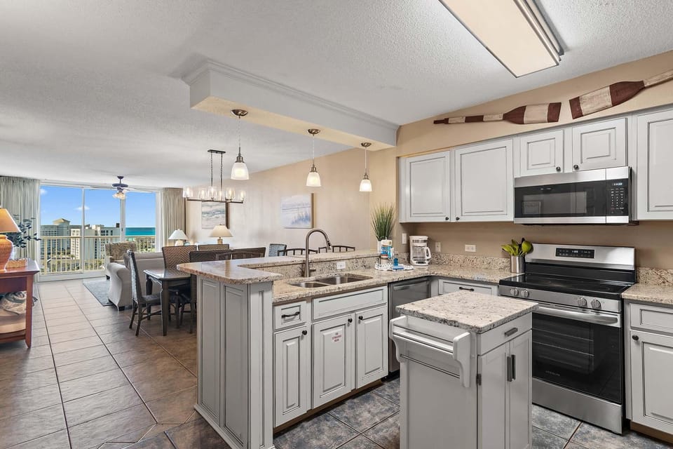 Condo, 1 King Bed with Sofa bed (Pelican Beach Terrace 1203) | Private kitchen