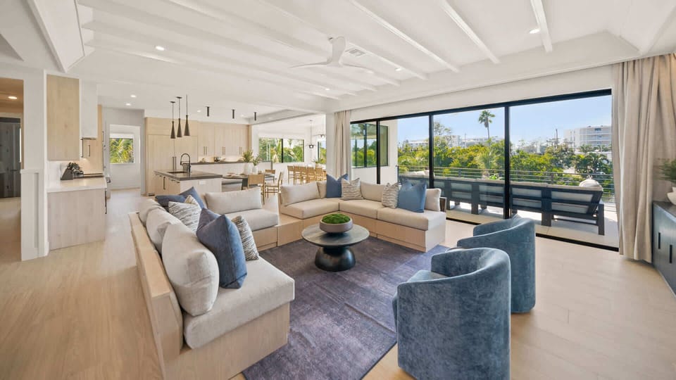 Living Room - Kitchen - Balcony Access