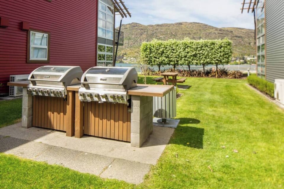 Shared BBQ area for easy outdoor dining