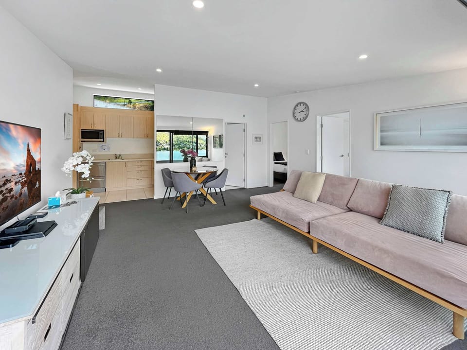 A stylish, comfortable space to relax and recharge