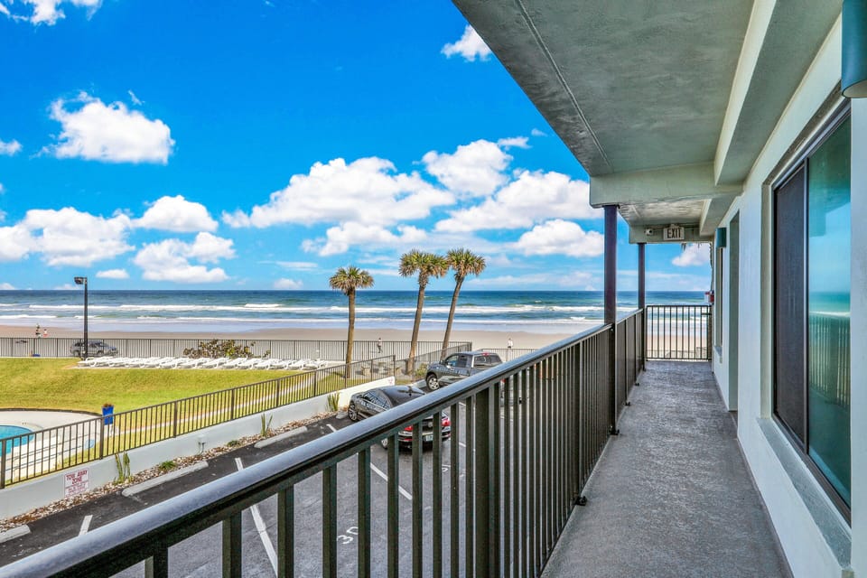 Gorgeous oceanfront walkway with stunning beach views just steps from your door. Enjoy the sights and sounds of the shoreline throughout your beach stay, perfect for morning strolls or sunset relaxation.