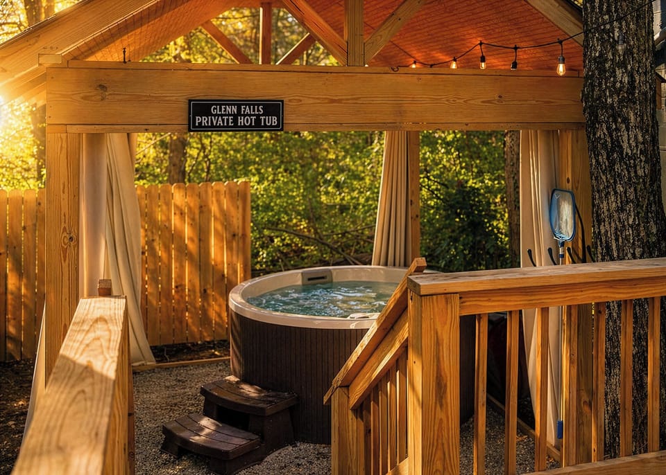 Private Hot Tub | Glenn Falls Room