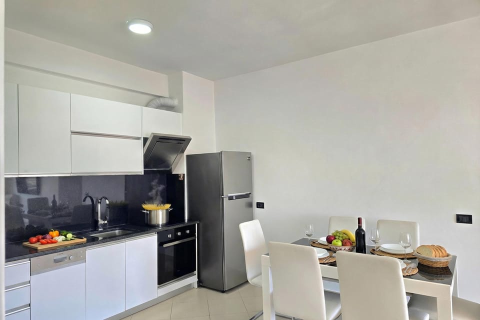 Kitchen and dining area