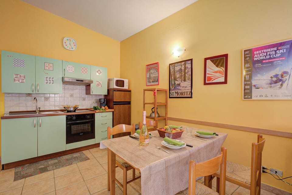 Kitchen and dining area