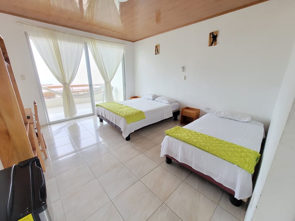 Comfort Twin Room, Balcony, Sea View | Blackout drapes, WiFi (free), bed sheets