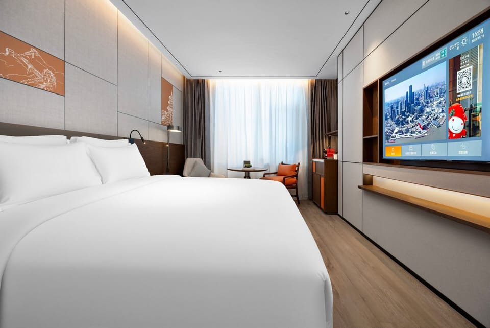 Deluxe Double Room, Non Smoking | In-room safe, desk, laptop workspace, iron/ironing board (on request)