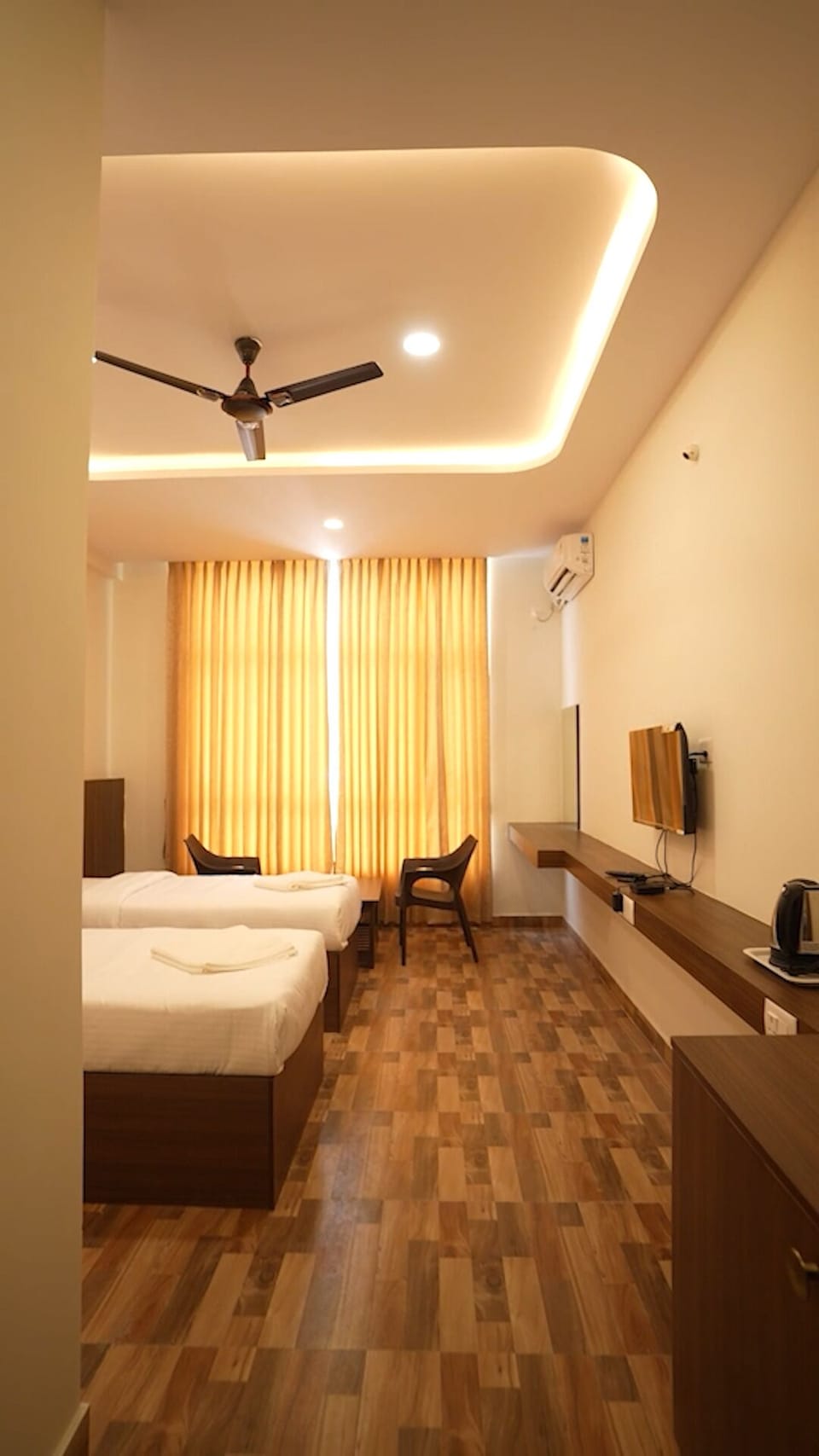 Superior Double or Twin Room, Balcony, Mountain View | Desk, laptop workspace, soundproofing, iron/ironing board