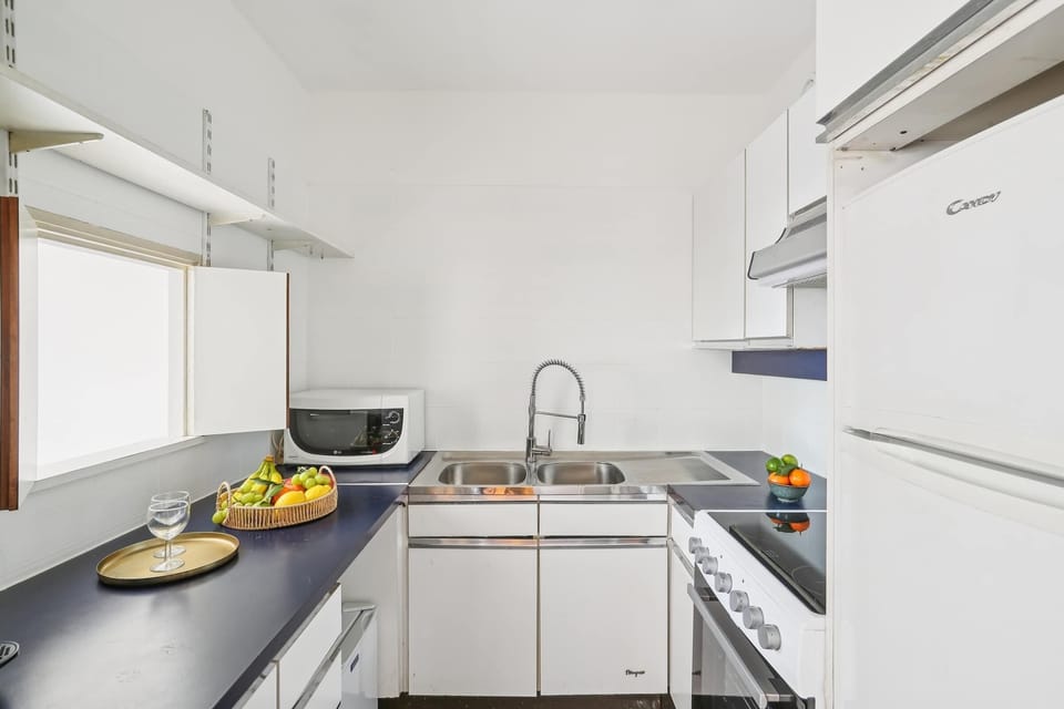 The kitchen  