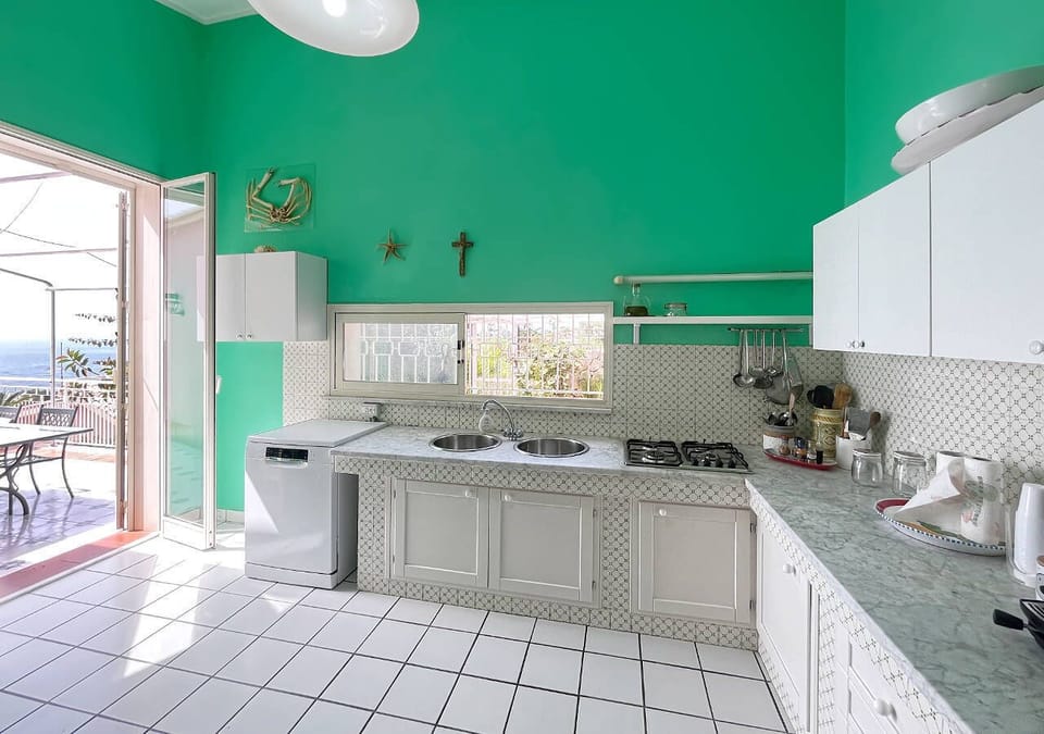 Villa, Sea View | Private kitchen