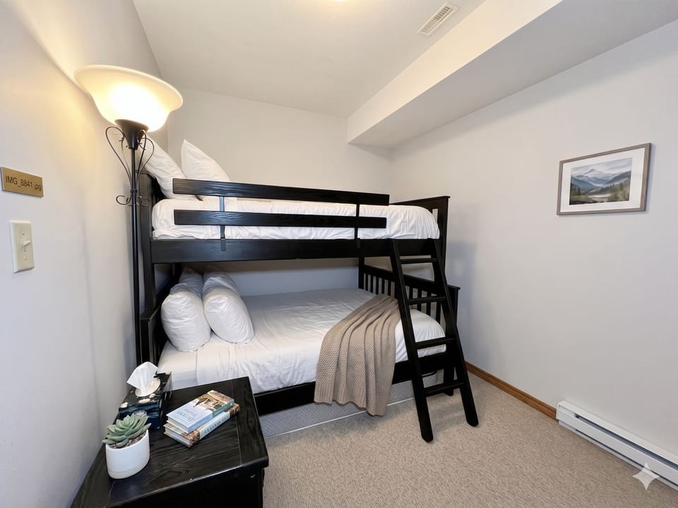 Bedroom#4 - Double over Queen bunk on the Lower level