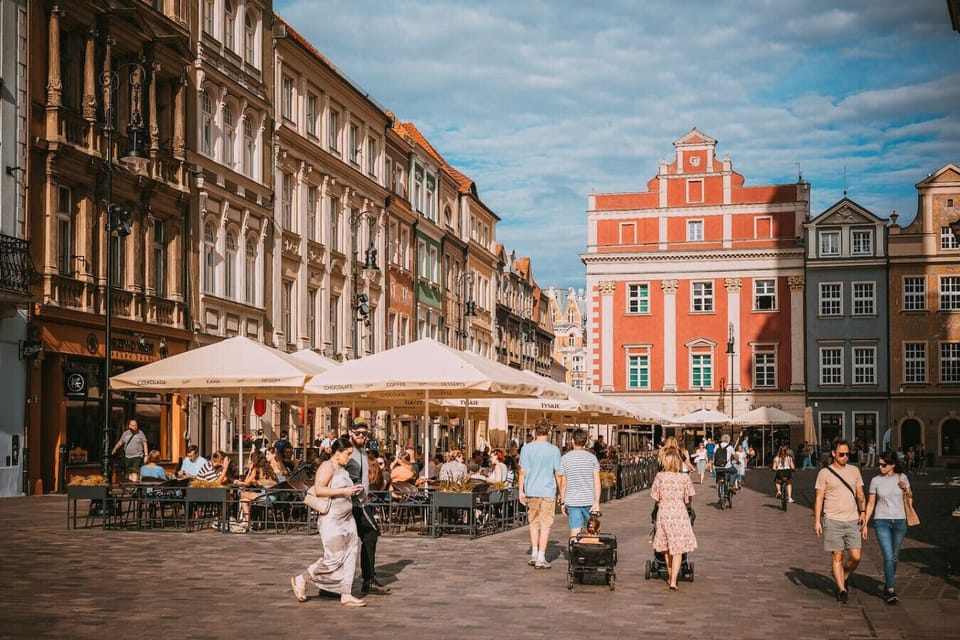 Walk to the Old Market Square – experience the charm of Poznań’s colorful townhouses.