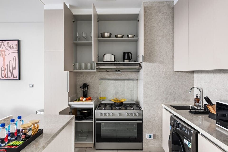 Fully equipped kitchen with all cooking essentials