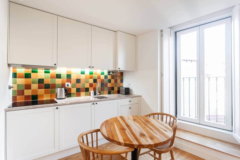 Full kitchen is fully equipped with all the basics to cook and eat comfortably; includes 4 hobs (hotplates), microwave, dishwasher, toaster, kettle, coffee machine, kitchenware and silverware + coffee, sugar, salt, oil, teabags and other basics.