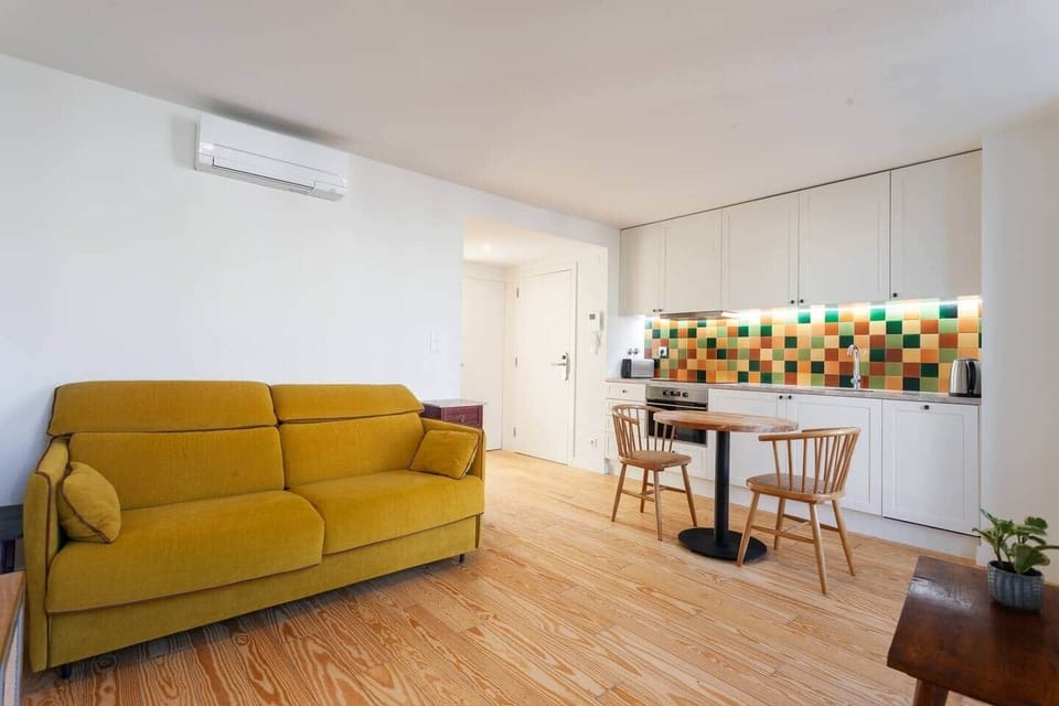 Sofa folds out into a bed. The fold out bed is more like a bed than a sofa bed. It has a real memory foam mattress. The sofa itself is made with fabric that both feels good and is antimicrobial, so also good for people with allergies. 
