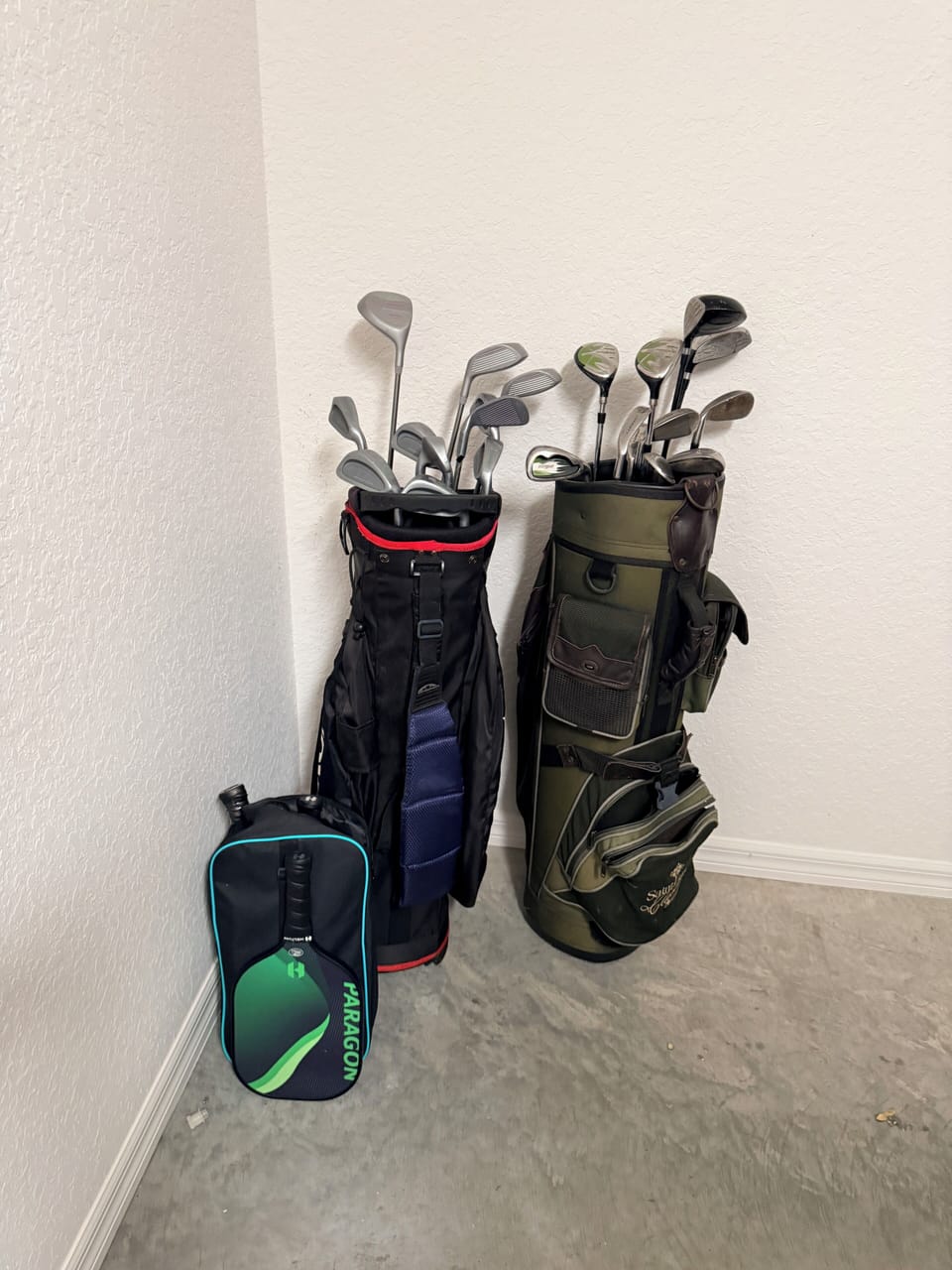 golf clubs and pickleball paddles for your use. P-Balls provided at courts.