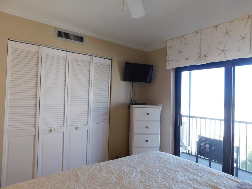 Guest room has private balcony