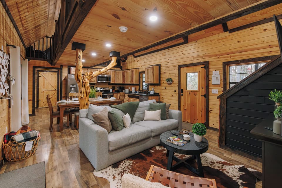 The ultimate test of a great getaway - a cozy couch!