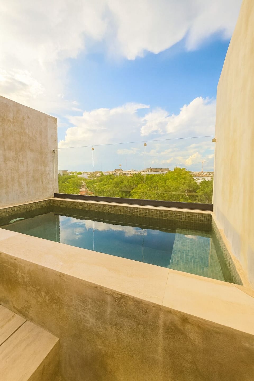 Rooftop privado con alberca privada