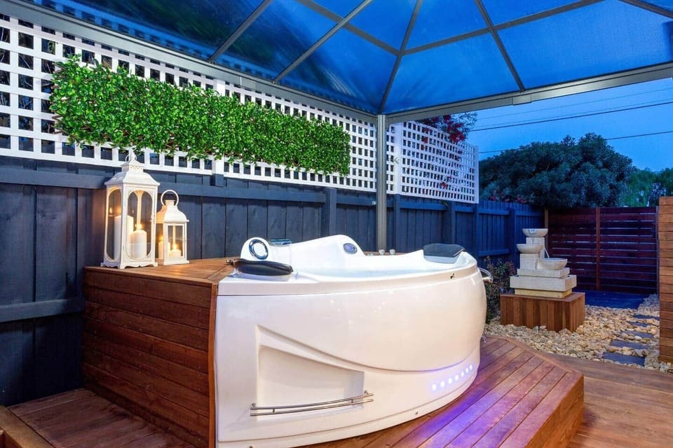 Peaceful Private Courtyard With Fountain