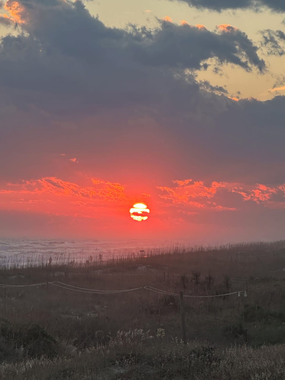 Sunset from beach