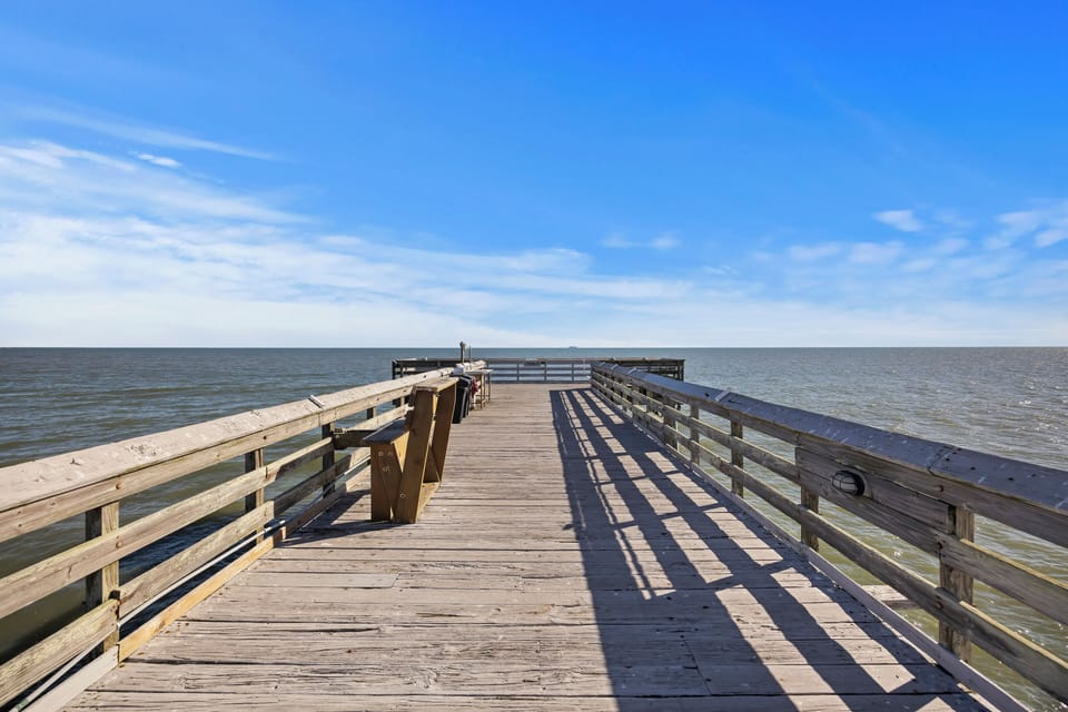 Pier access- fish off the pier!