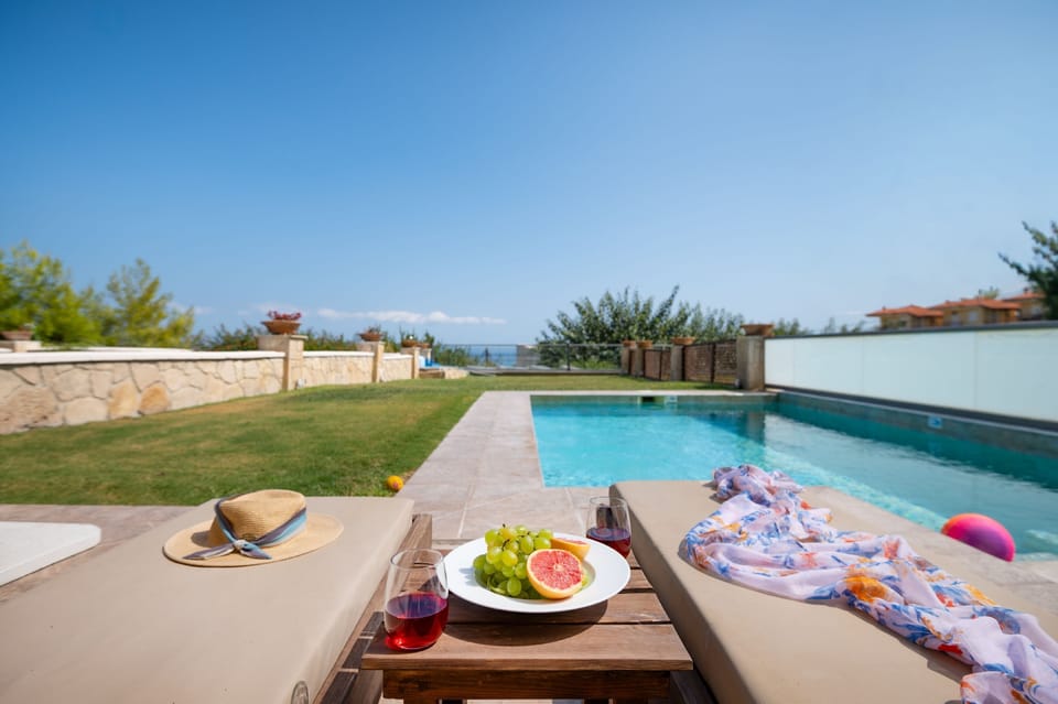 Pool and sky views