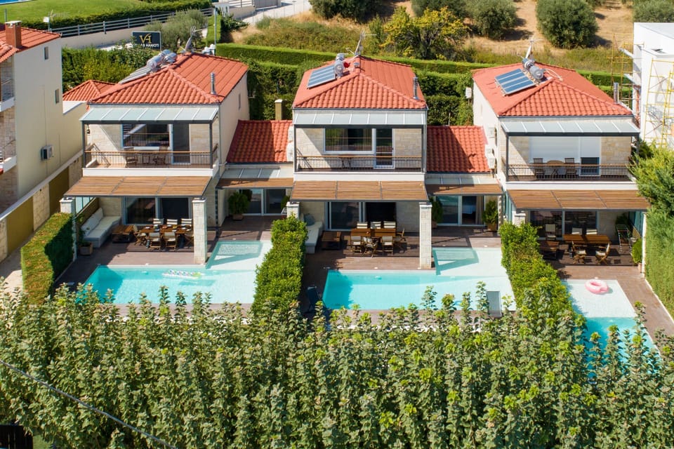 Aerial views of complex