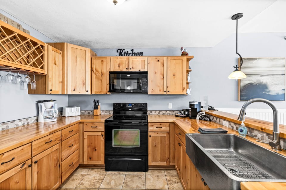 Cook, gather, and enjoy in this stylish kitchen space