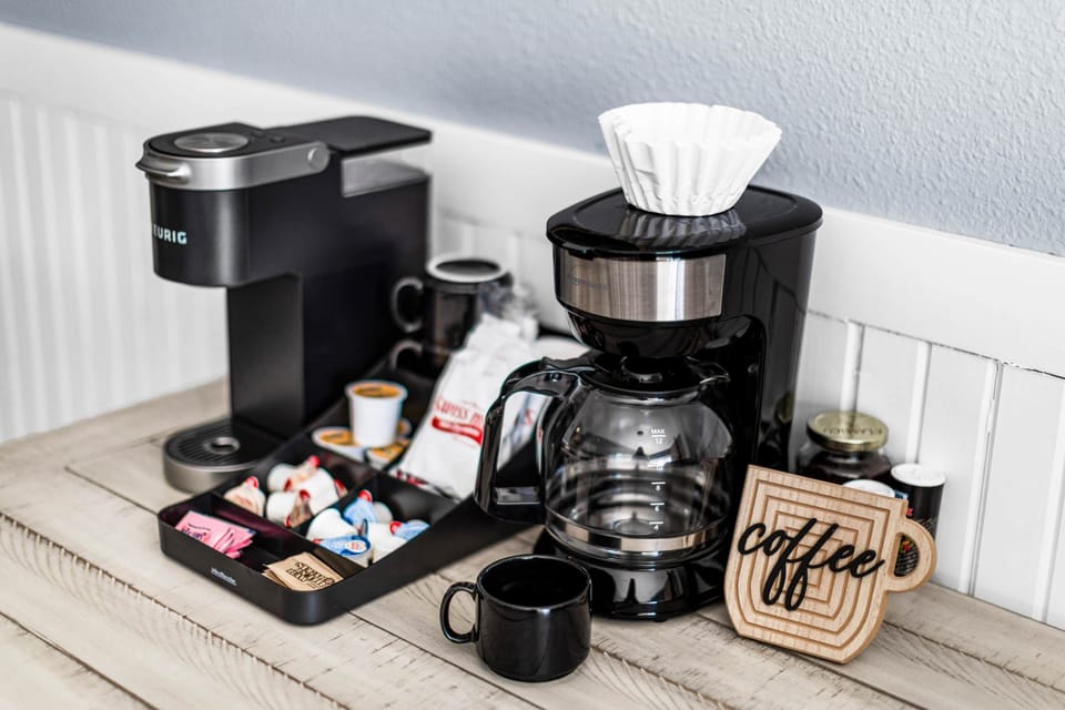 coffee corner—sweet, creamy, and ready anytime