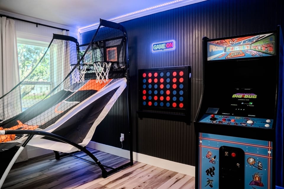 Games for everyone in our two fully stocked game rooms!