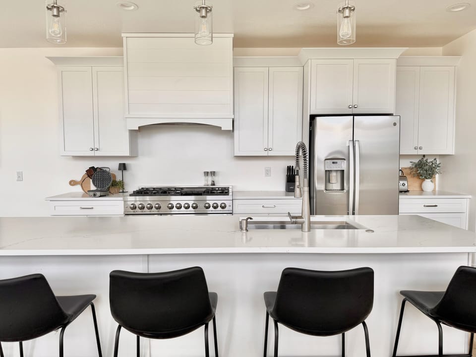 Gourmet Kitchen with Stainless Steel Appliances