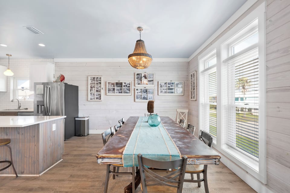 Gather around the dining table for meals