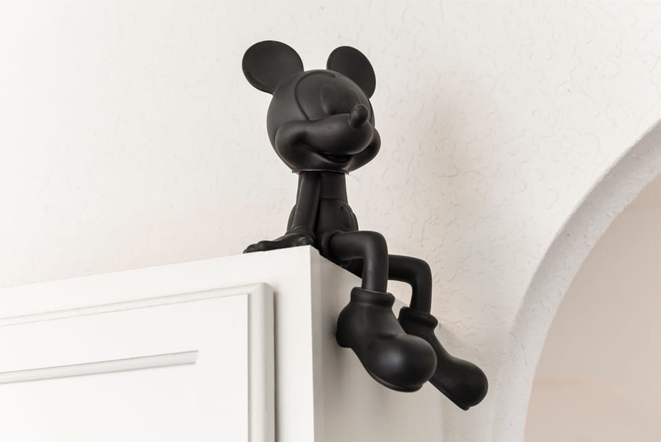 Mickey shows up in the most unexpected places...