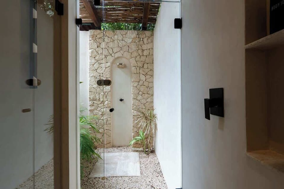 Master Bathroom Outdoor Shower