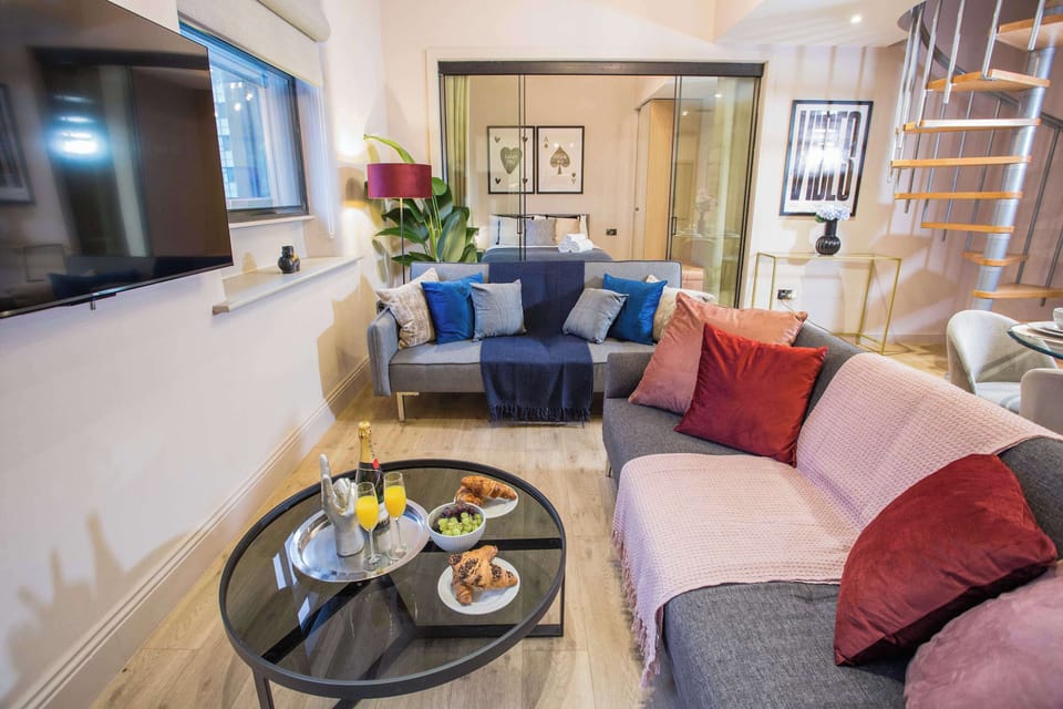 Spacious living area.
