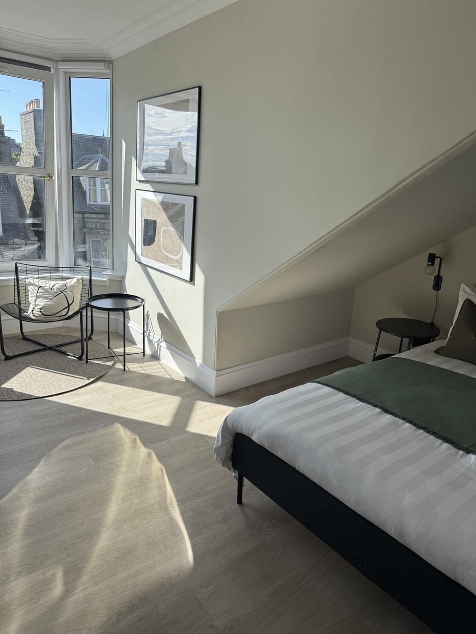 Blackout drapes, iron/ironing board (on request), WiFi (free)