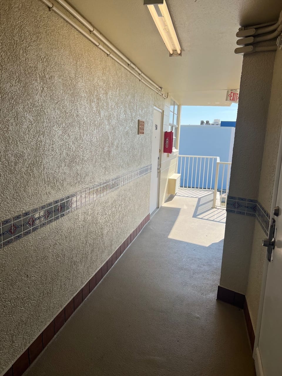 Walkway to Condo.