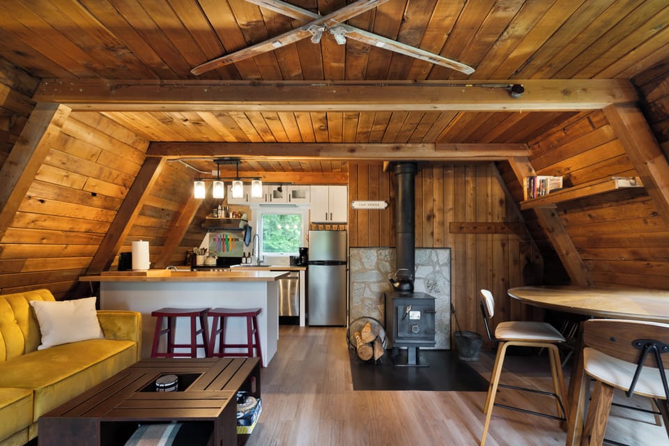 Step right into this open concept space with everything you need for your stay