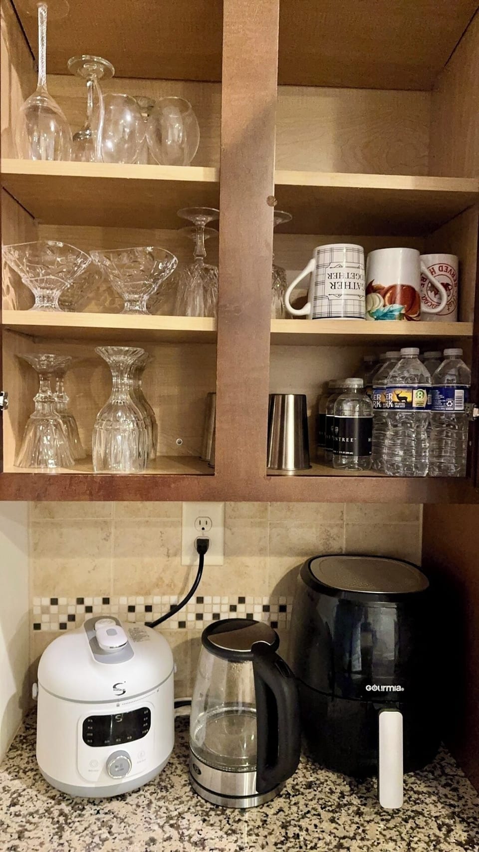 A fully stocked kitchen with modern appliances—perfect for cooking at home